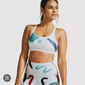 Peloton Sports Bra with Colorful Accents